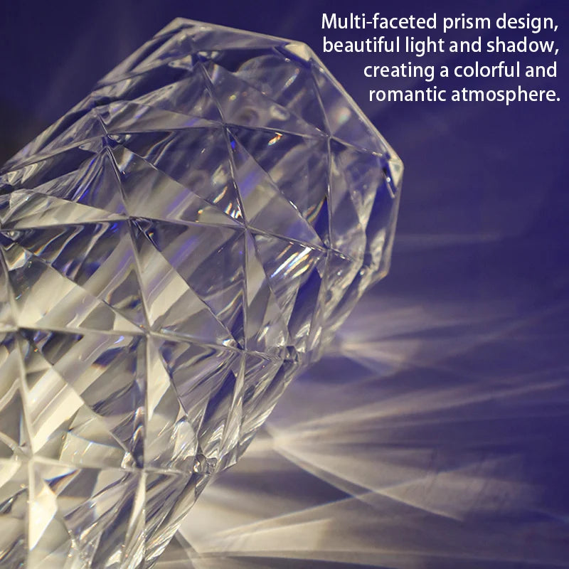 Crystal Glow Humidifier — Color-Changing Light + Cool Mist